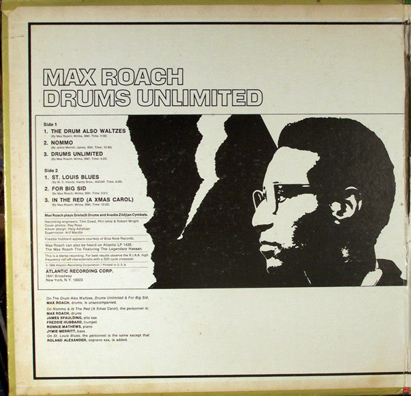 Max Roach : Drums Unlimited (LP, Album)