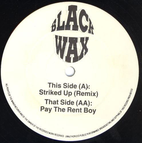 Black Box / Gwen Guthrie : Striked Up (Remix) / Pay The Rent Boy (12", Single, Unofficial)