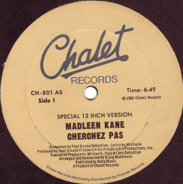 Madleen Kane : Cherchez Pas (12")