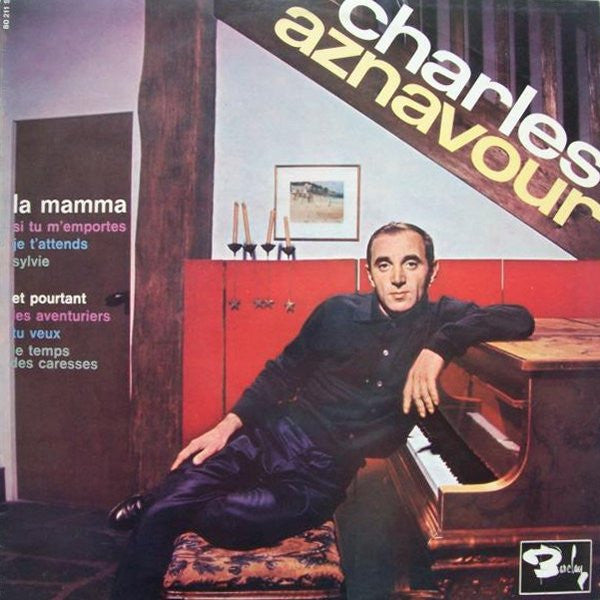 Charles Aznavour : La Mamma (10", Album, Mono)