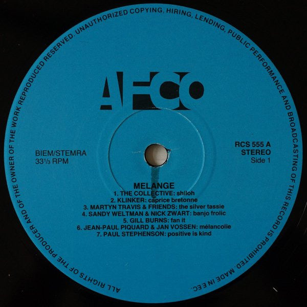 Various : Mélange (LP, Comp)