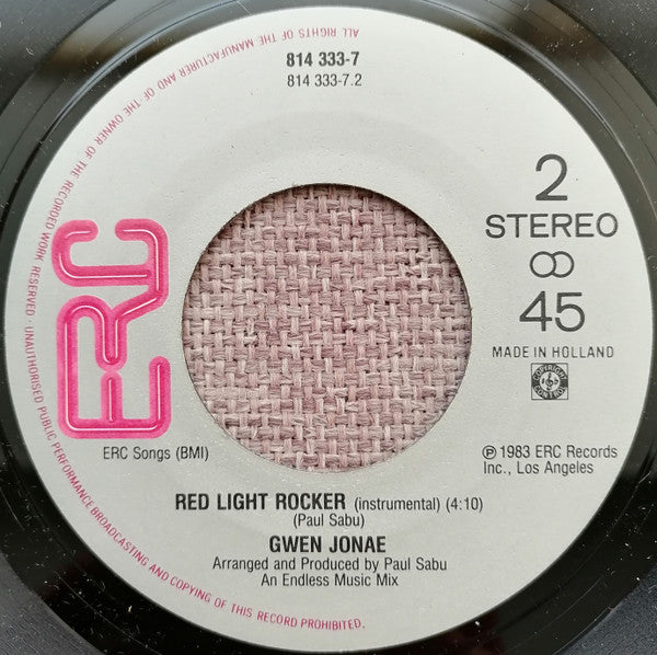 Gwen Jonae : Red Light Lover (7", Single)
