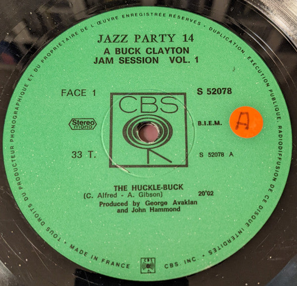 Buck Clayton : The Huckle-Buck And Robbins' Nest (A Buck Clayton Jam Session Vol. 1) (LP, Album, RE)