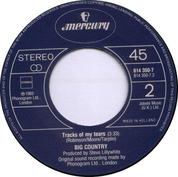 Big Country : Chance (7", Single)