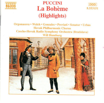 Giacomo Puccini : La Bohème (Highlights) (CD)