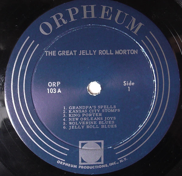Jelly Roll Morton : The Great Jelly Roll Morton (LP, Comp, Rec)