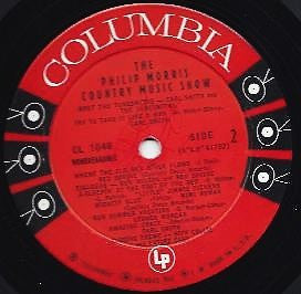 Various : The Philip Morris Country Music Show (LP, Mono)