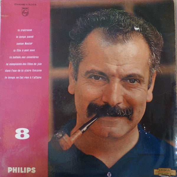 Georges Brassens : 8 (10", Album, Mono)