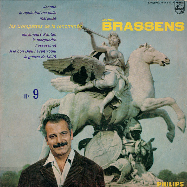 Georges Brassens : N° 9 (10", Album, Mono, RE)