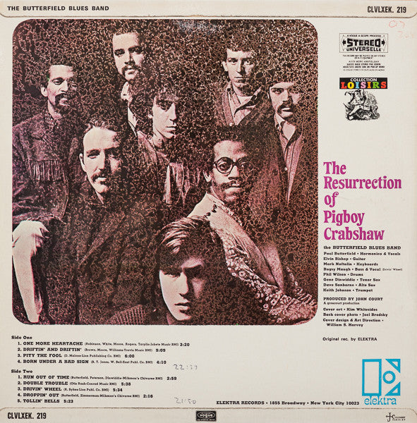 The Paul Butterfield Blues Band : The Resurrection Of Pigboy Crabshaw (LP, Album)