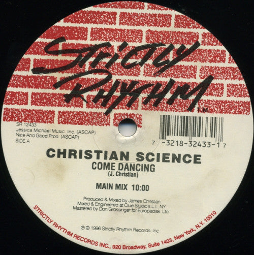 Christian Science : Come Dancing (12")