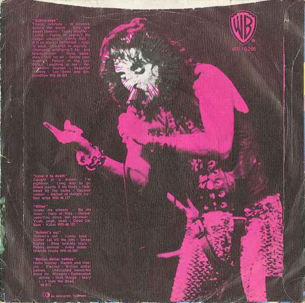 Alice Cooper : Halo Of Flies (7", Single)