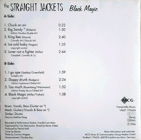 Straight Jackets : Black Magic (10")