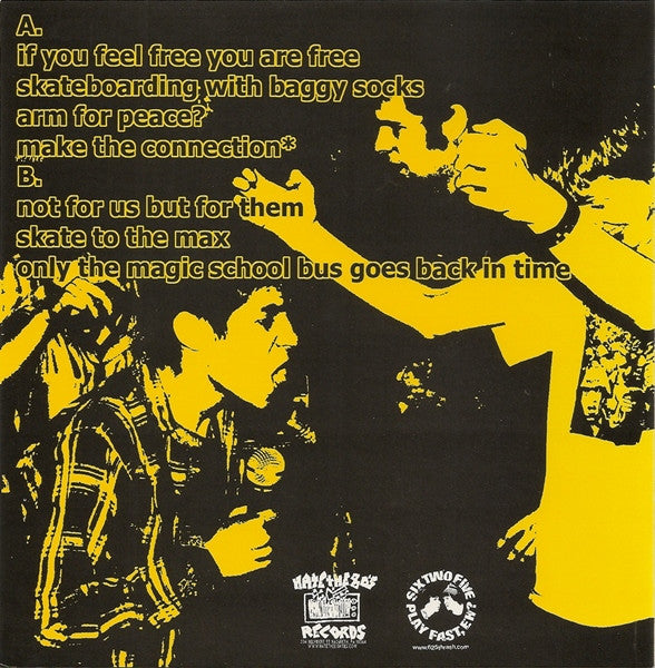 Hit Me Back : Only The Magic School Bus Goes Back In Time! (7")