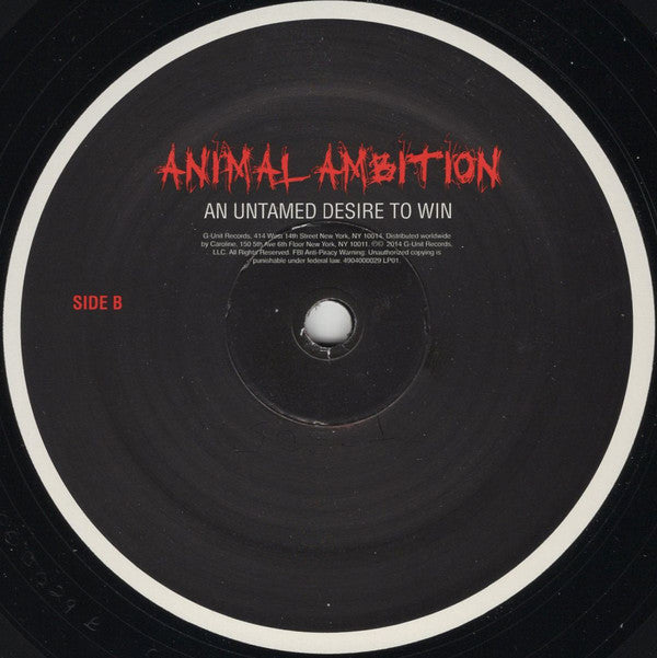 50 Cent : Animal Ambition (An Untamed Desire To Win)   (2xLP, Album)