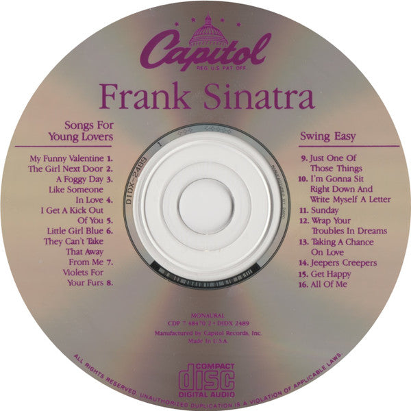 Frank Sinatra : Songs For Young Lovers & Swing Easy (CD, Comp)