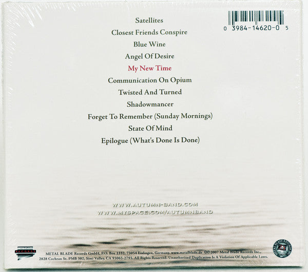 Autumn (4) : My New Time (CD, Album, Enh, Dig)