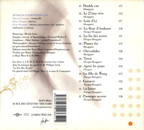Henry Torgue, Serge Houppin : Passages Secrets (CD, Album)