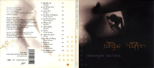 Henry Torgue, Serge Houppin : Passages Secrets (CD, Album)
