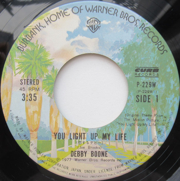Debby Boone : You Light Up My Life (7", Single)
