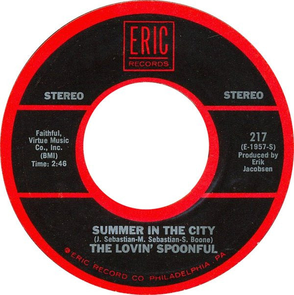 The Lovin' Spoonful : Summer In The City / Daydream (7", Single, Styrene)