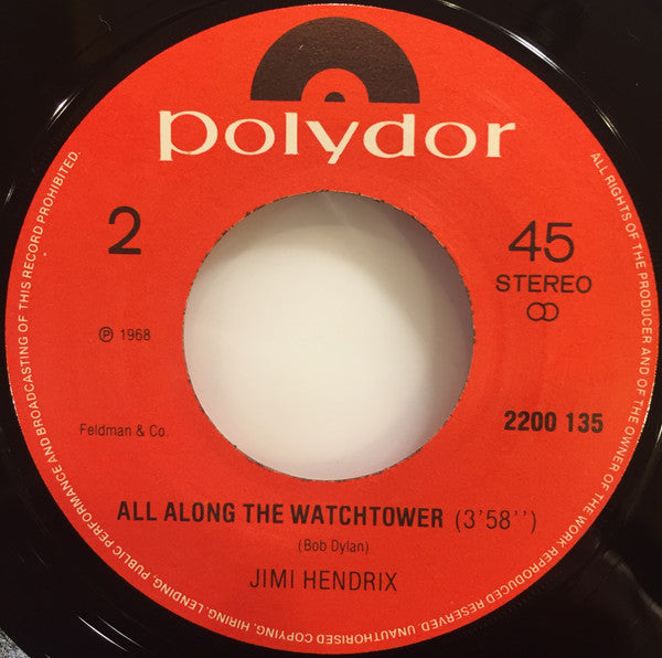 Jimi Hendrix : Hey Joe (7", EP)