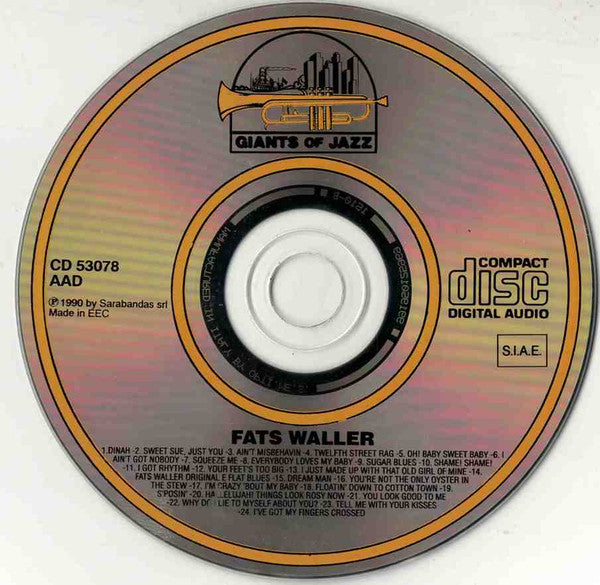 Fats Waller & His Rhythm : Ain't Misbehavin' (1934 - 1943) (CD, Comp)