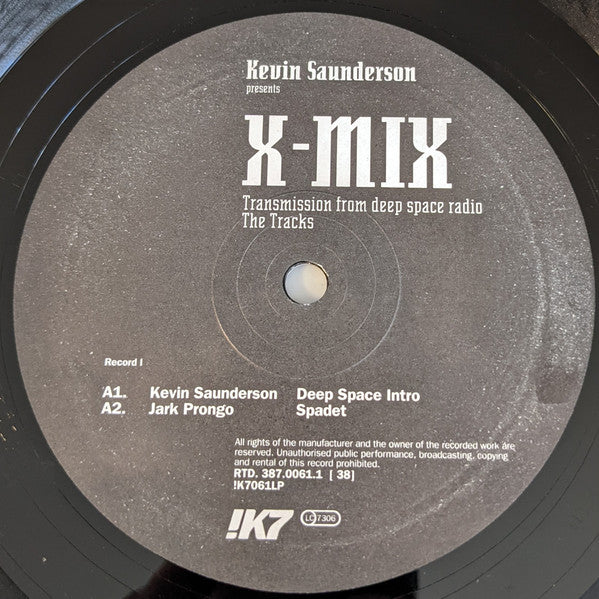 Kevin Saunderson : X-Mix (Transmission From Deep Space Radio - The Tracks) (3xLP, Comp)
