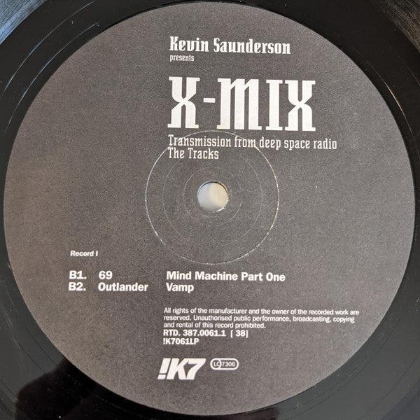 Kevin Saunderson : X-Mix (Transmission From Deep Space Radio - The Tracks) (3xLP, Comp)
