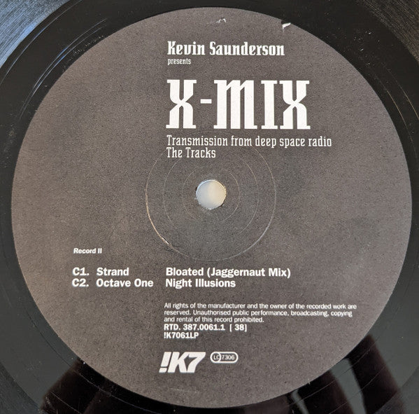 Kevin Saunderson : X-Mix (Transmission From Deep Space Radio - The Tracks) (3xLP, Comp)