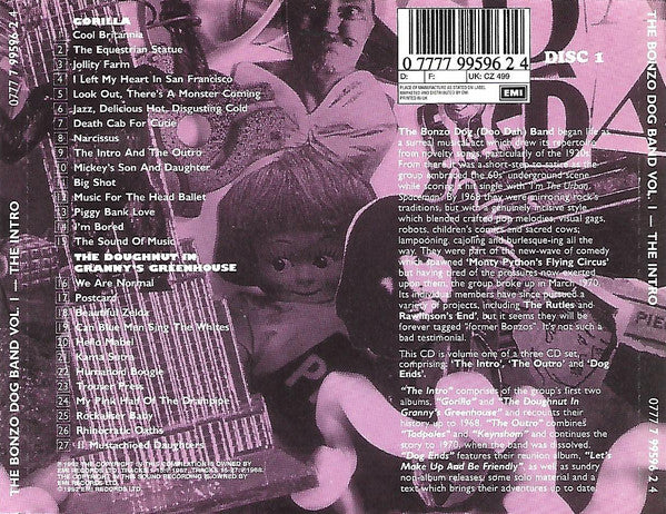 Bonzo Dog Doo-Dah Band : Vol. 1 - The Intro (CD, Comp)