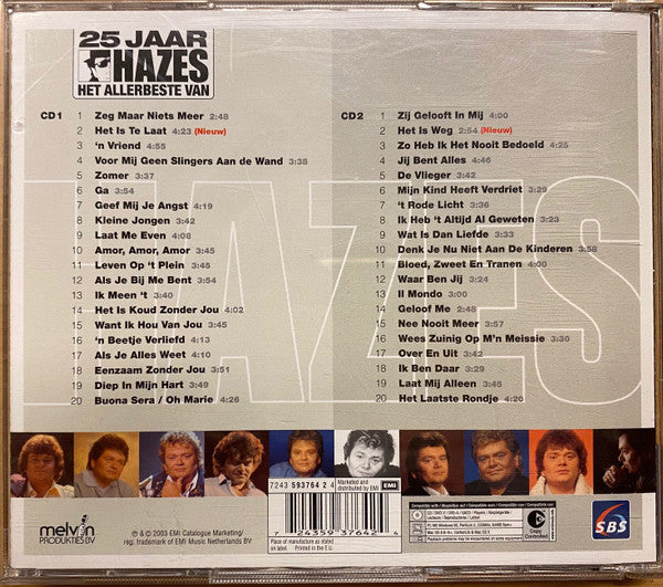 André Hazes : Het Allerbeste Van 25 Jaar Hazes (2xCD, Comp)