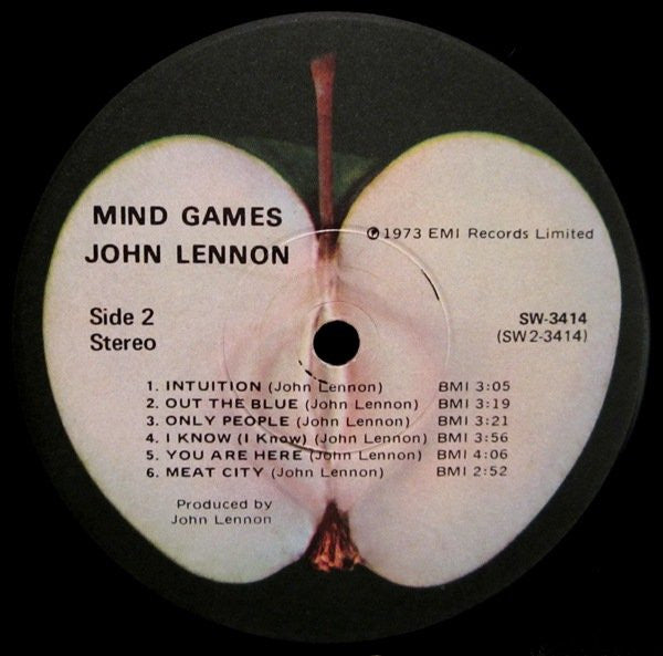 John Lennon : Mind Games (LP, Album, Win)