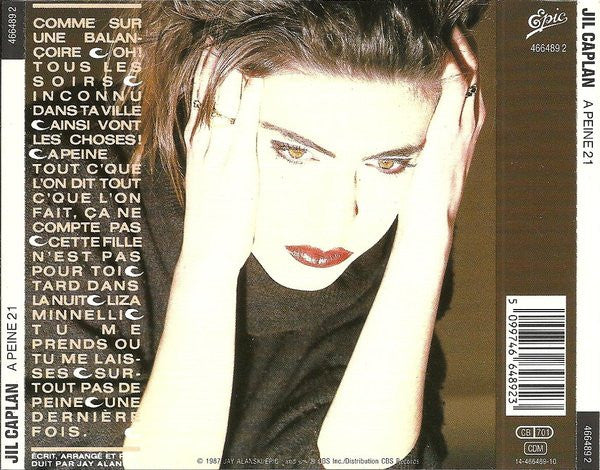 Jil Caplan : A Peine 21 (CD, Album, RE)