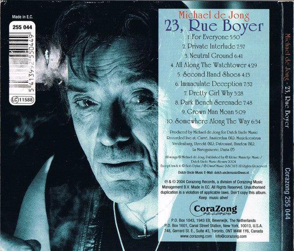 Michael de Jong : 23, Rue Boyer (CD, Album)