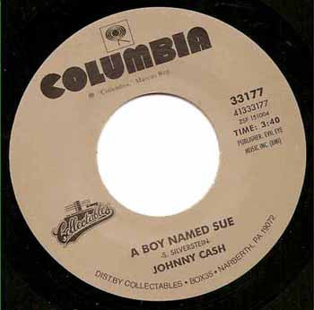 Johnny Cash : A Boy Named Sue / San Quentin (7", RE)