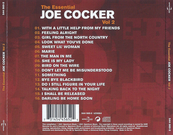 Joe Cocker : The Essential Joe Cocker Vol 2 (CD, Comp)