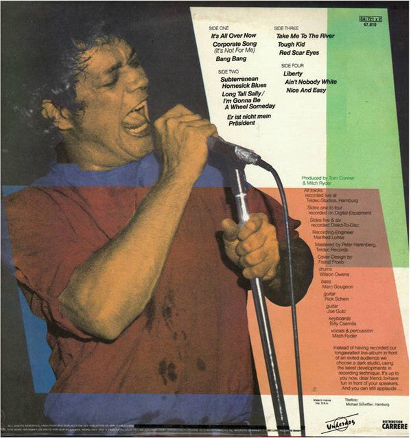 Mitch Ryder : Live Talkies (2xLP, Album, Gat)