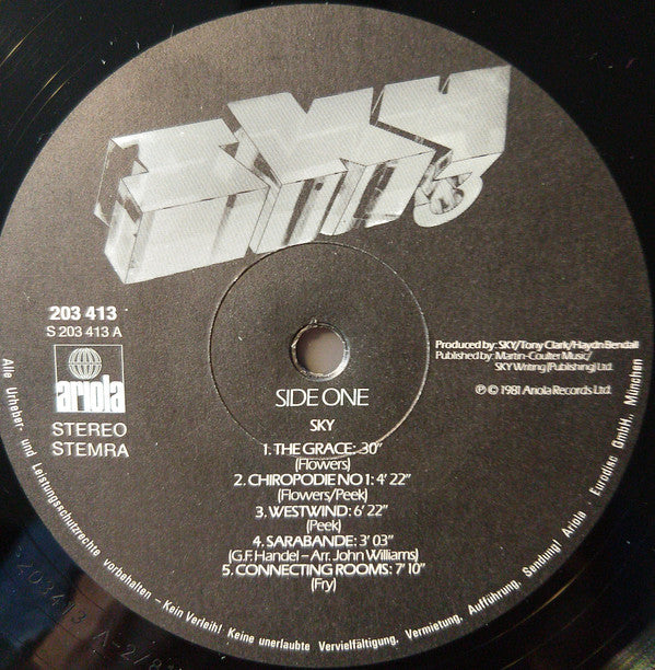 Sky (4) : Sky 3 (LP, Album, Gat)
