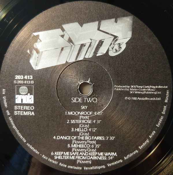 Sky (4) : Sky 3 (LP, Album, Gat)