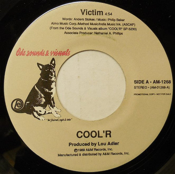 Cool'r : Victim (7", Single, Promo)
