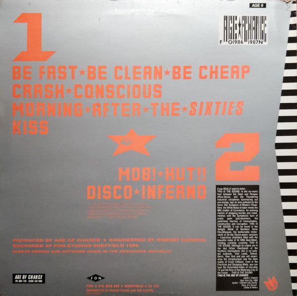 Age Of Chance : Crush Collision (12", MiniAlbum, Ltd + 12", Ltd)