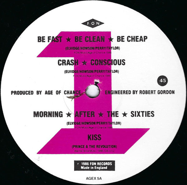 Age Of Chance : Crush Collision (12", MiniAlbum, Ltd + 12", Ltd)