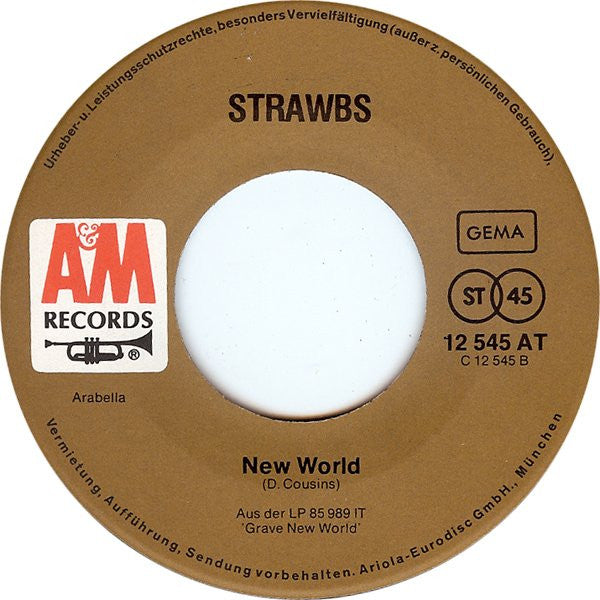 Strawbs : Part Of The Union / New World (7", Single)