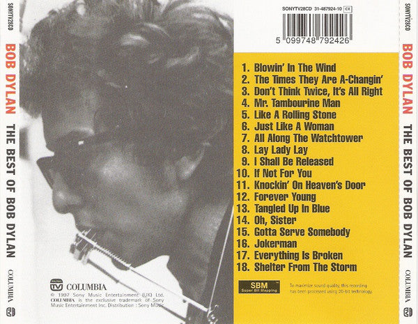 Bob Dylan : The Best Of Bob Dylan (CD, Comp, RM)