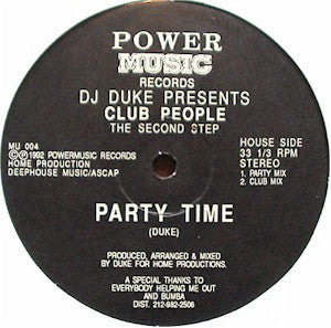 DJ Duke Presents Club People : The Second Step (12")