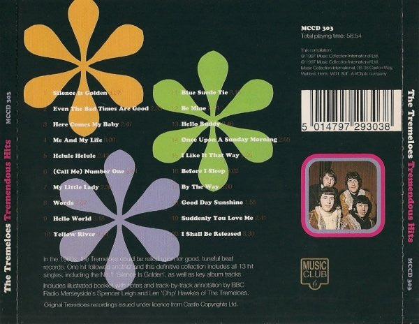 The Tremeloes : Tremendous Hits (CD, Comp)
