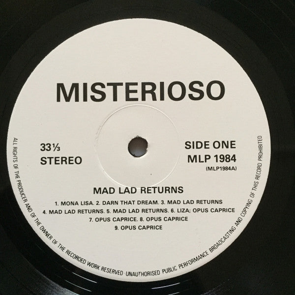 Leo Parker Quartet, Zoot Sims Quartet, Al Haig Trio : Mad Lad Returns (LP)