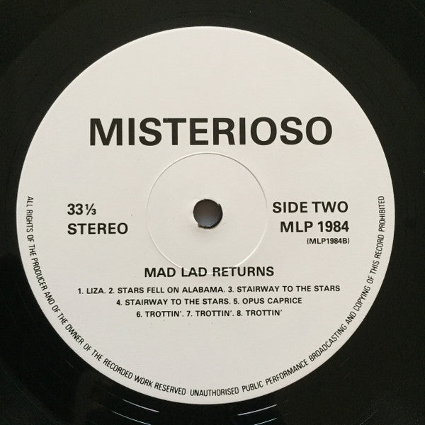 Leo Parker Quartet, Zoot Sims Quartet, Al Haig Trio : Mad Lad Returns (LP)