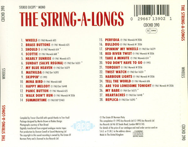 The String-A-Longs : Wheels (CD, Comp, Mono)